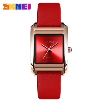 Skmei 1432,Reloj De Pulsera Para Mujer,Reloj Cuadrado De : SKMEI Reloj de pulsera para mujer con correa