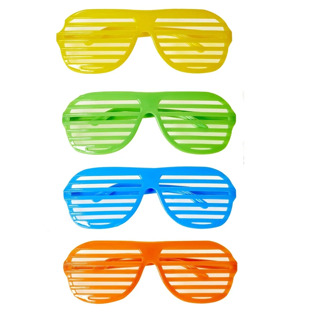 Shutter Shade Plastic Eye Wear Glasses Club Sunglasses Club Glasses