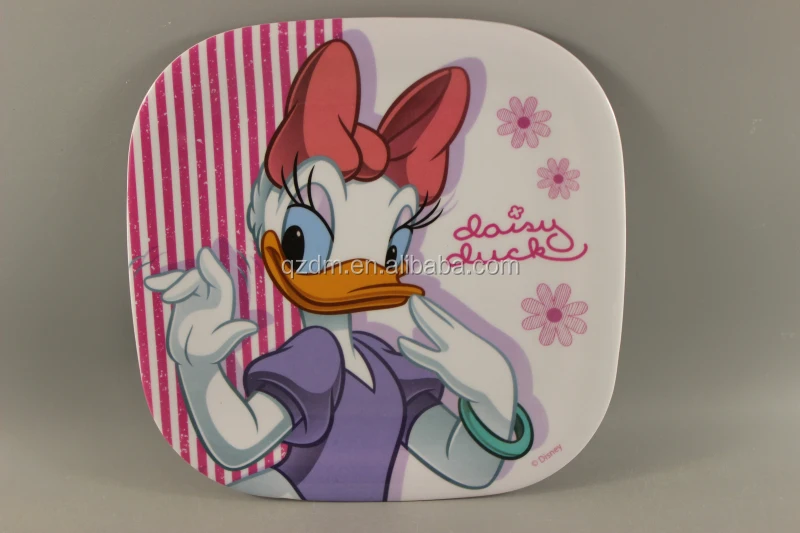 Sales promotion melamine square suop plates plastic square dish