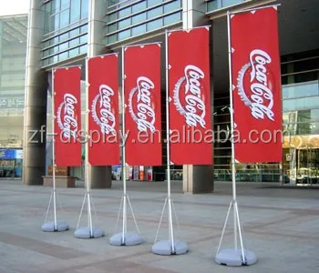 Wholesale Advertising Flag Pole Water Base Buy Telescopic Flag