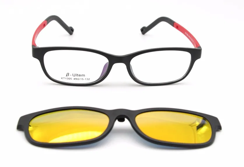 Fashion China Ultem Child Glasses Sunglass Clip On Kids Polarized