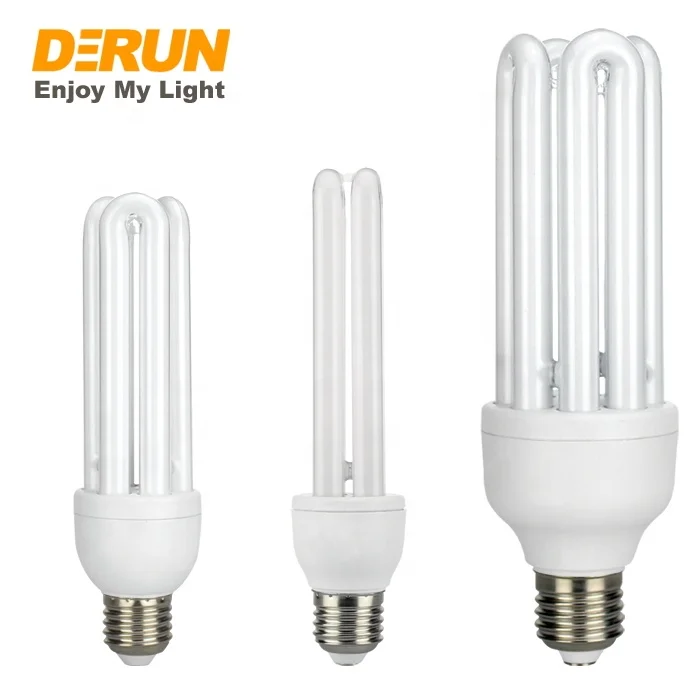 Hot Sales Energy Saving Lights 2U 3U 4U T3 T4 T5 11W 15W 18W 20W 25W 32W 45W E27 B22 110V 120V 220V 230V CFL Lamp Bulbs , CFL-U