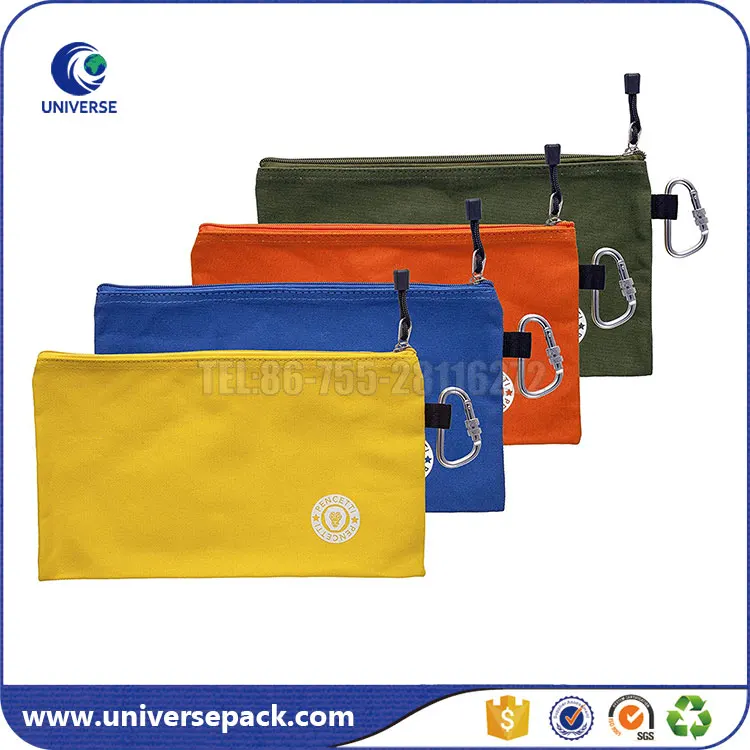 Portable Custom Promotional Personalized Printed Zipper Storage 16oz