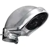 Clamp type weather resistant aluminum entrance caps for threads or unthreaded rigid conduit, IMC or EMT service mast