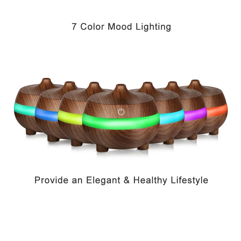 Hot Selling Cheap Best Colorful Led Light Wood Grain Diffuser
