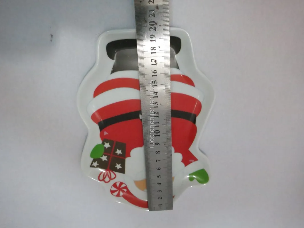 Melamine Christmas men Shape Dishes , Xmas Plate