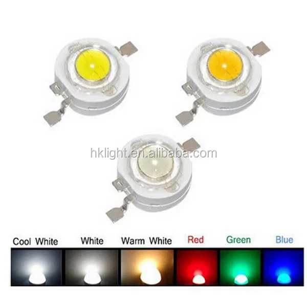 China LED manufacturer high power 1W 3W UV white blue yellow green red IR LED chip