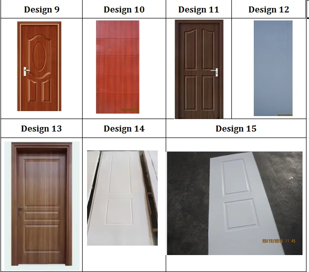 waterproof door leaf anti-moisture door leaf foam board inside wpc composite door skin