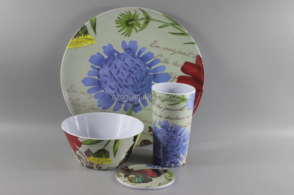 Melamine Plate/Bowl/Cup Tableware Sets For 2015