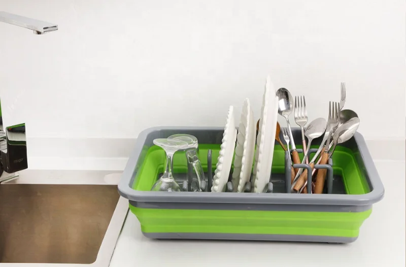 Folding Washing Bin Washing Tub Dish Bin With Diy Holders Buy