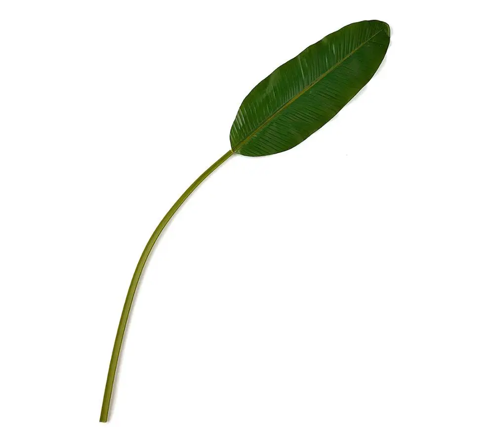 Plastic Leaves Material Fake Banana Leaves Artificial Banana Tree Leaf
