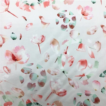 floral silk chiffon fabric