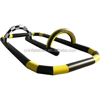 Inflatable Mini Car Kids Race Track On Electric Inflatable Mini Car Kids Race Track On