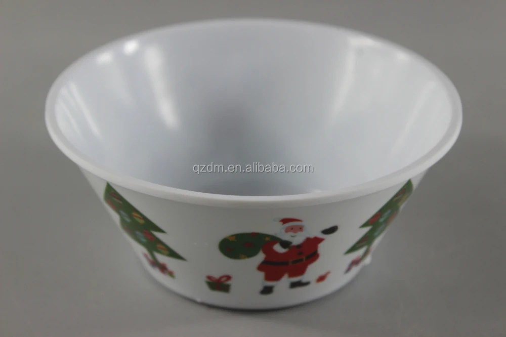 V Shape Melamine Bowl For Christmas Holiday