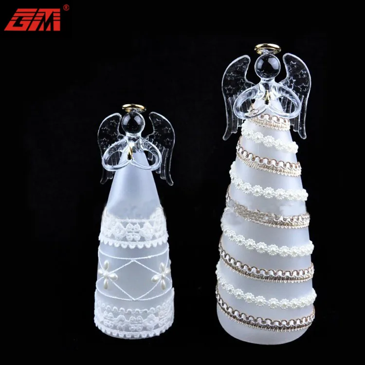 Factory Led Wedding Angel Lighted Glass Angel Buy Angel Product On