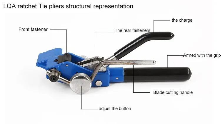 Details about   Manual Stainless Package Strapping Machine Tensioning Tool cable tie tool 1pc 