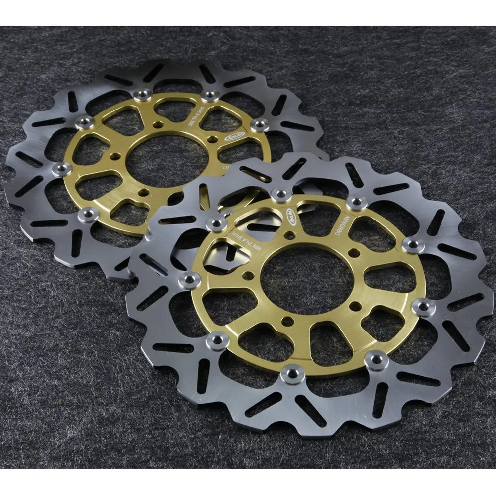 GZYF Front Brake Disc Rotors Fit Kawasaki ZX9R NINJA 900 94-97 ZX7R NINJA 750 96-03