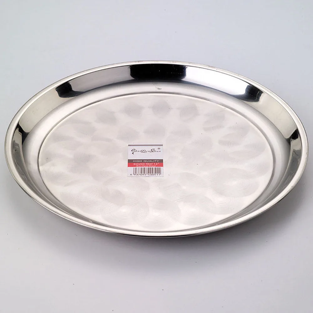 Different Size 10 Inch To 36 Inch Stainless Steel Round Metal Dinner