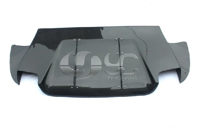 2005-2007 Mitsubishi Evolution EVO 9 JDM Varis Style Rear Bumper Diffuser CF.jpg