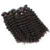Brazilian Hair Weave Bundles Deep Wave 100% Human Hair 28 30 Inch 1 34 Bundles Natural Color Raw Virgin Hair Extension