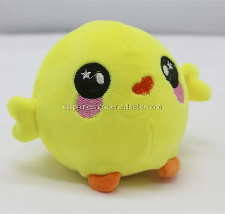 round chicken plush