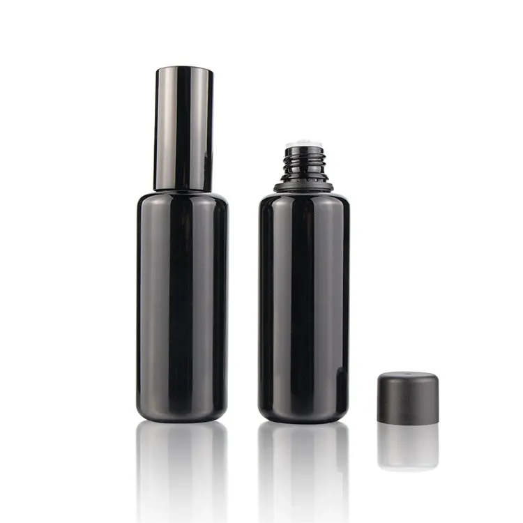 Uv Radiation Black Optical Glass Bottles 10 Ml 15 Ml 30 Ml 50 Ml