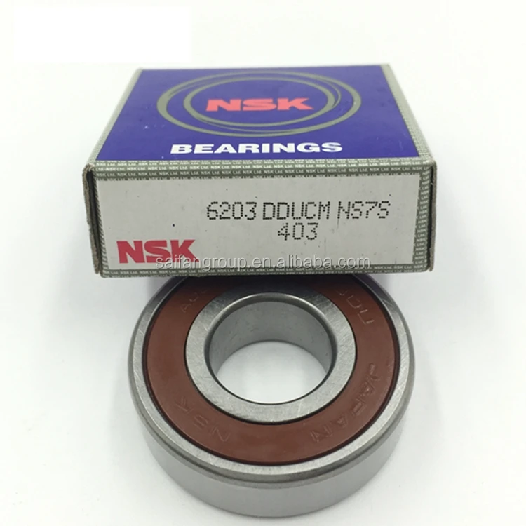 NIB NSK 6201-13VVC3 BEARING RUBBER SHIELD BOTH SIDES 620112VVC3 13x32x10 mm 