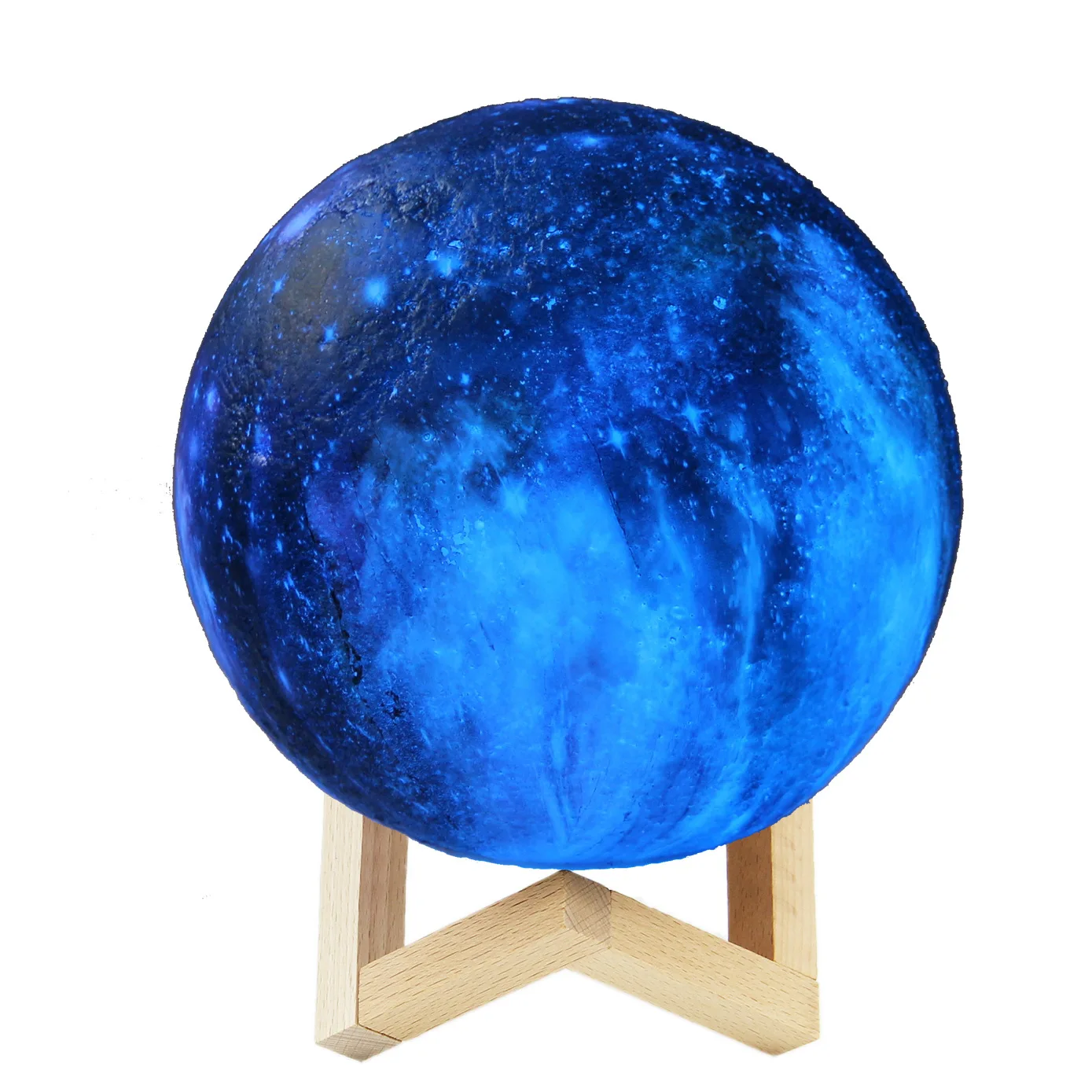 16 Colors 3D Moon Light Children's Night Light USB Rechargeable Touch Switch Christmas Decoration Bedside Lamp LED space Lamp
