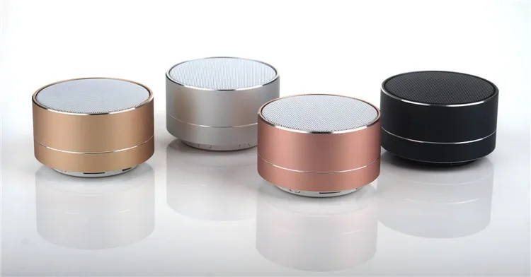 2017 Best Selling Metal FM LED Wireless Portable Mini bluetooth Speaker