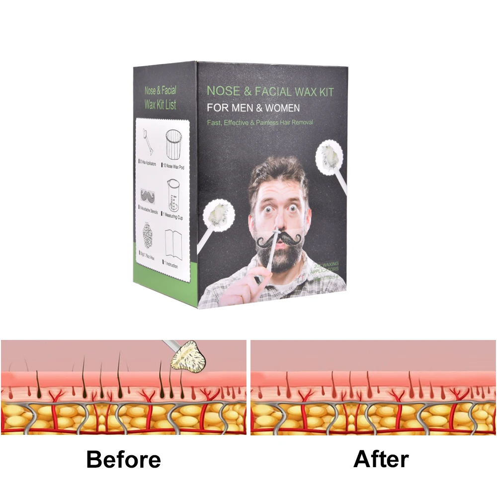 Hailicare 便携式鼻毛脱毛蜡套装鼻毛脱毛美容工具dropshipping Buy 便携式蜡包鼻毛去除 脱毛美容工具 蜡包鼻毛去除product On Alibaba Com