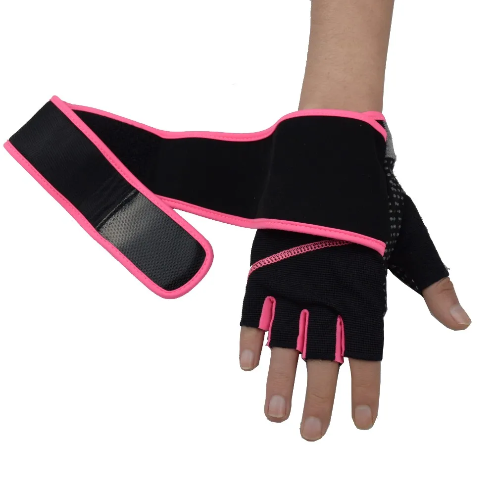 Pri Synthetic With Silicone Coating Full Palm Gym Gloves With Wrist