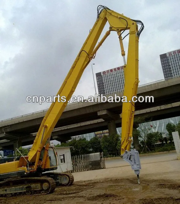 Excavator Long Reach Boom Arm Bucket With Cylinder High Reach