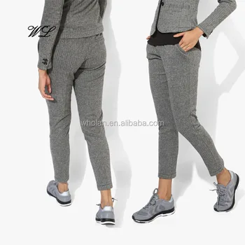 grey office pants