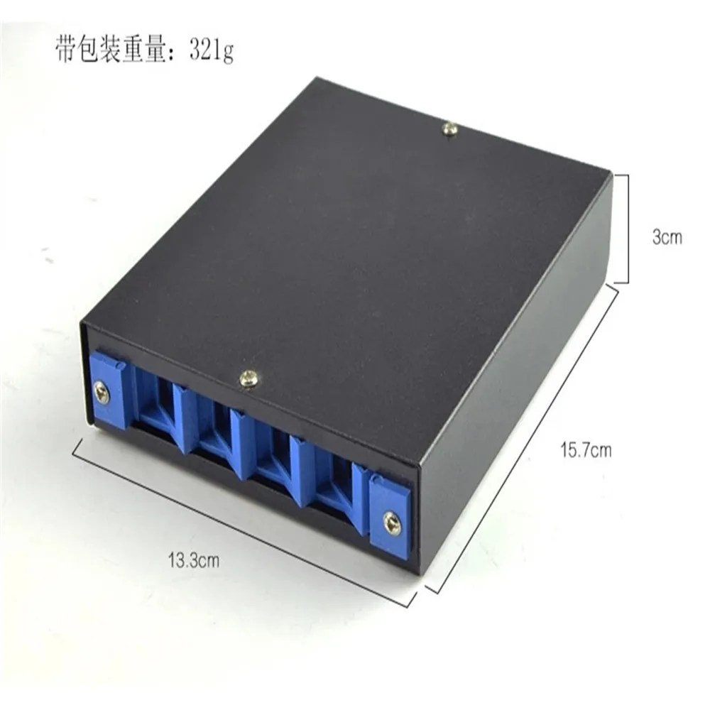 Full Assembled with SC Pigail  ODF 4 Core Optical Fiber Distribution Box Fiber Patch Panel Terminal Box
