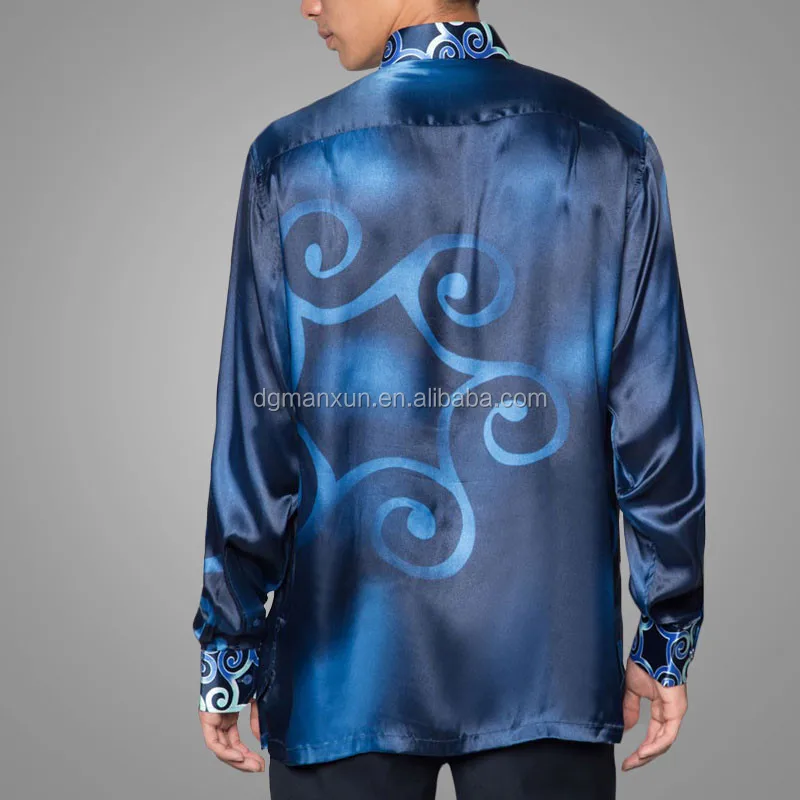 Men Clothing Ethnic Wear Long Sleeve Batik Shirt Islamic Men Long 