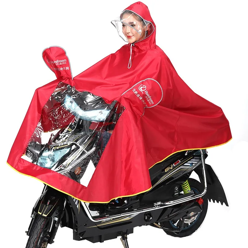 Rainfreem Motorcycle Riding Rain Poncho Waterproof Cycling Raincoat ...