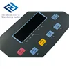 Touch feeling capacitive membrane switch panel
