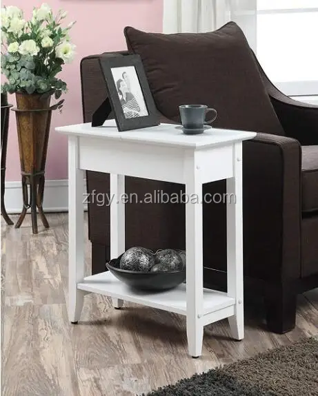 white end table