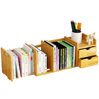 Simple Bookshelf Bookshelf Racks Creative Student Mini Retractable