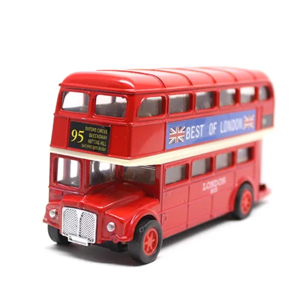 1:32 Double-decker Bus Model Scale Model Toy Bus Toy Bus For Kids - Buy ...