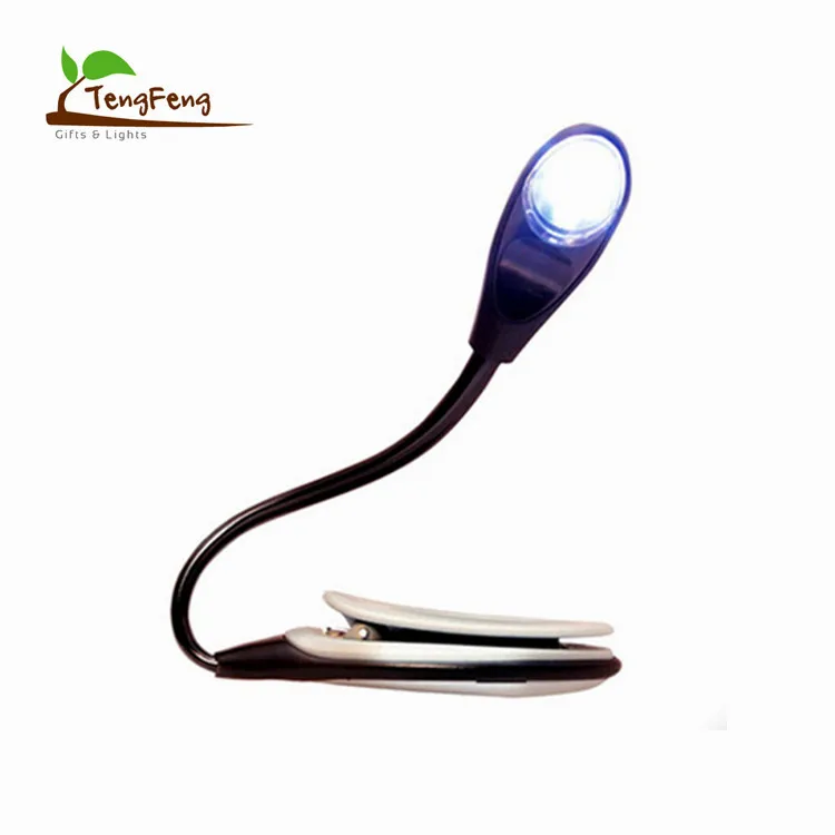 battery powered clip on reading light