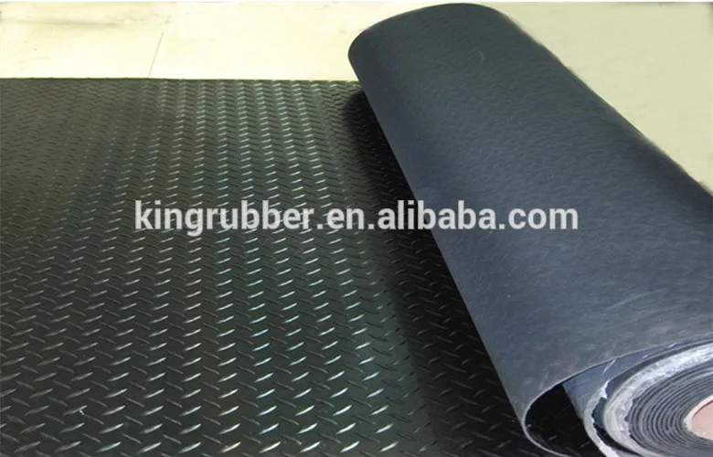 Non slip couleur Garage Mat caoutchouc industriel tapis de plancher