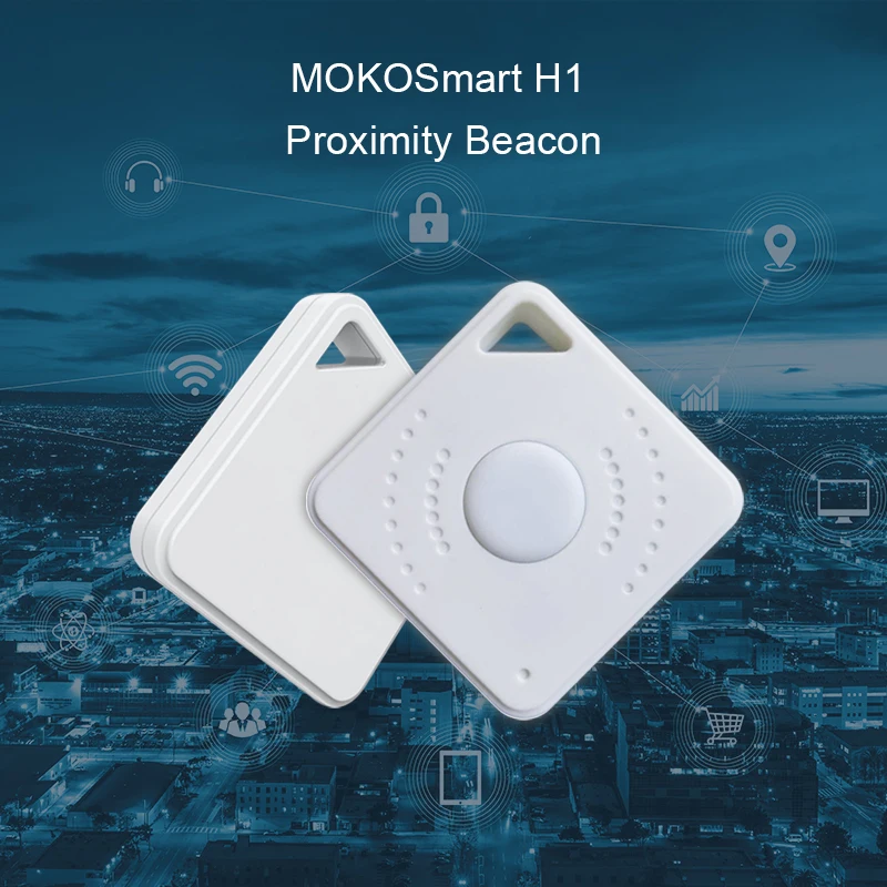 Bluetooth Compatible with iBeacon Eddystone Smart Becon Beacon with Keyring