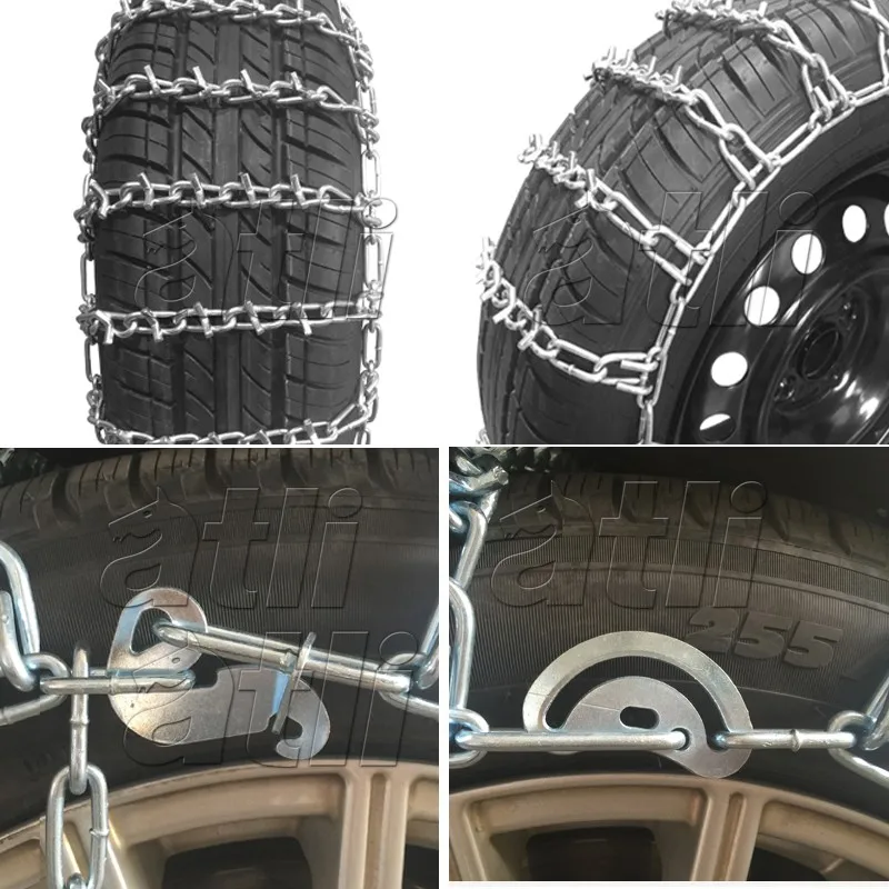 Atli Passenger Car Zinc Plated Vbar Snow Chain For Passenger Car With