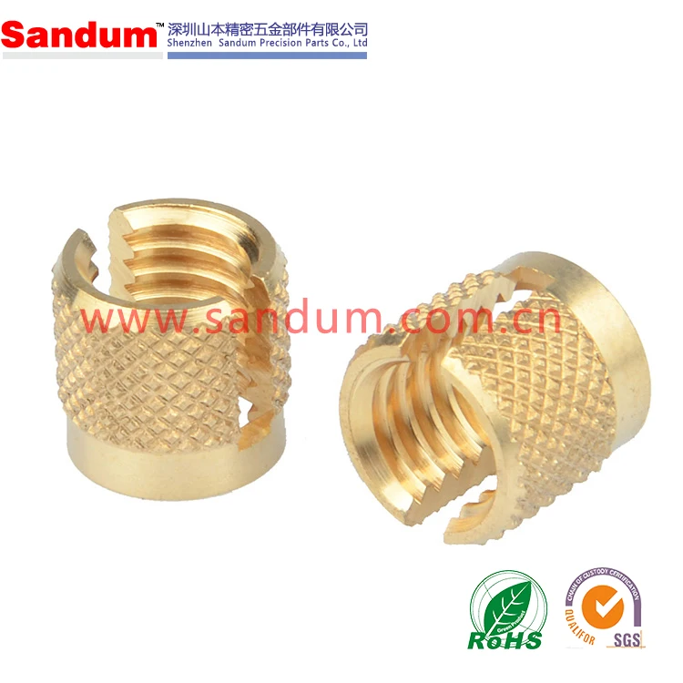 Brass Knurling Nuts Locking Threaded Inserts For Plastics Buy Locking Threaded Inserts,Brass