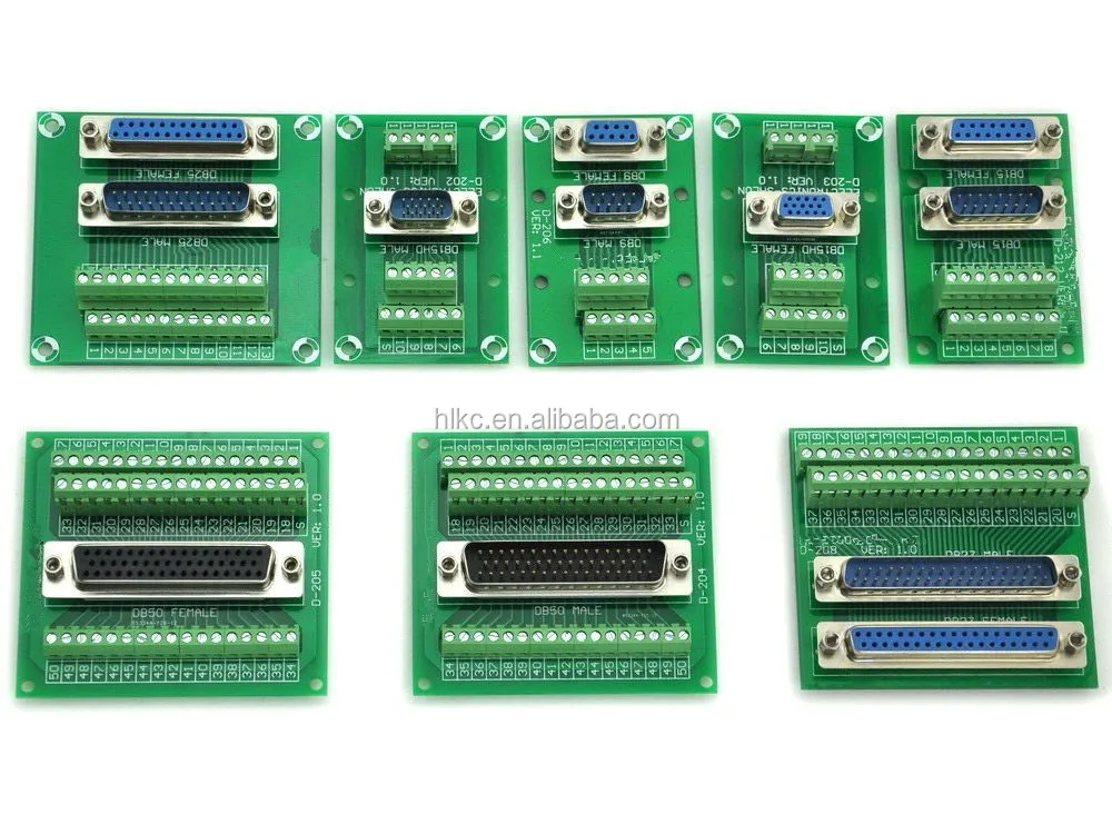 Модули 50 2. Интерфейсный модуль db9 d-sub 9. Db25 для xc809t. Макетная плата с разъёмами DBI-9. Разъем для платы на макетку.