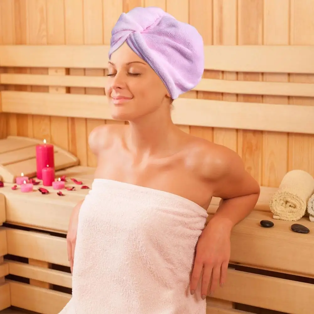 factory Wholesale Microfiber Professional Long Hair Drying Towel