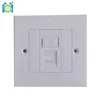 British Type 86*86mm rj45 faceplate,1 Port, horizontal insertion