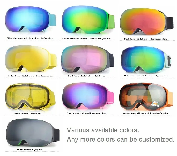 Snowledge Oem Designer Snowboard Glasses Snow Googles Custom Ski Goggle ...