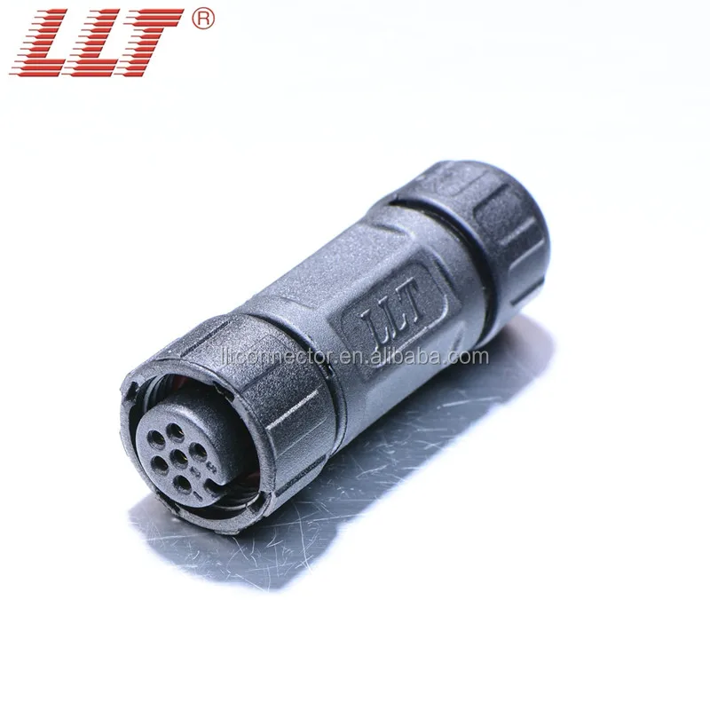 Llt M12 Amp 6 Pin Cable Connectors - Buy Amp Connectors,amp Cable 